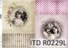 papier ryżowy buzie dziewczynek, Vintage, tła*rice paper faces of girls, Vintage, background